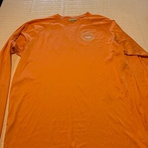 Columbia Men's Vibrant Orange Long Sleeve Tee